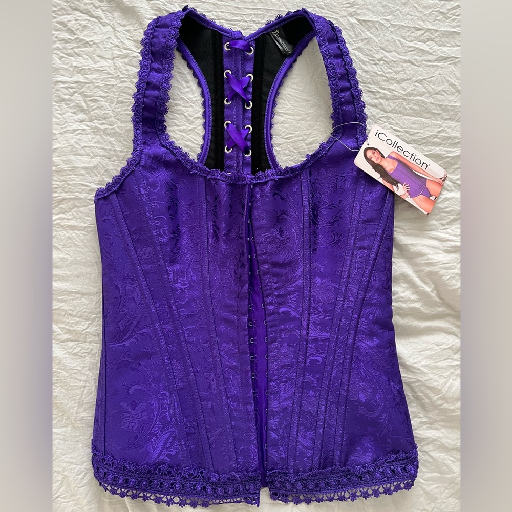 Purple Corset and G-String